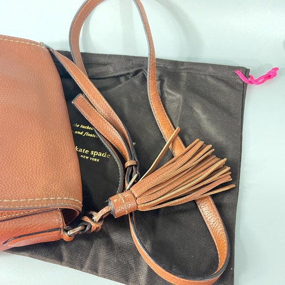 Kate Spade Caramel Brown McCall St. Adelaide Crossbody Bag - Picture 9 of 15